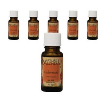 네츄럴스알케미 시더우드 퓨어 에센셜 오일, 15ml, 6개