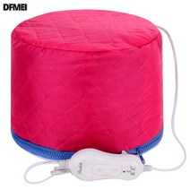 전기모자 미용실 전용 이발소 고데기 모자 스팀 라지 오일 데우기 가정용 모자녀, 로즈 레드 셋째 기어