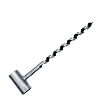 BushCraft 수동 우드 드릴 탄소강 비트 캠핑 레저 목공용 꼬임다기능, 지름30MM+천커버개