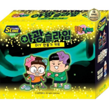 라이브잇 흔한남매 야광슬라임 DIY 만들기 키트, 혼합색상, 7세트