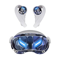 방지 VR 스티커 세트 VR 헤드셋 스티커 스티커 피코 4 VR 헤드셋 스킨 랩 데칼 만화 액세서리, 2 - 메카 전사
