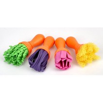 유아용 특이한브러쉬 물감찍기 텍스쳐붓 4p 아동미술 어린이집 미술놀이 그림놀이 유치원 교구
