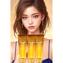 24K 골드 스네일 클렌징 폼 150ml 3개 페이셜 퍼펙트 워시 모이스트