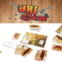 뱅 보드게임 BANG 심리전 초등학생선물 초등 7세 가족 재밌는 추리 서부 황야 보안관