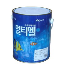 KCC 숲으로홈앤멀티멜 3.78L(반광) 친환경 목재용페인트 DIY페인트 반광택, 흑색, 4L, 1개
