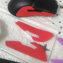 바이퍼얼티메이트 바이퍼 마우스 유선 에디션/얼티밋 에디션/V2PRO 범용 실리콘 사이드 스커트 레이저 미끄, 05 side glue red, 한개옵션1