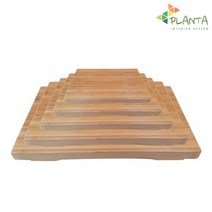 플란따 대나무도마 나무도마 회도마 가정나무도마 회접시도마 플레이팅도마, 4호
