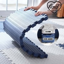로마팸 애견 층간소음 강아지 퍼즐 매트 30*30 두께2cm 4p, 퍼플