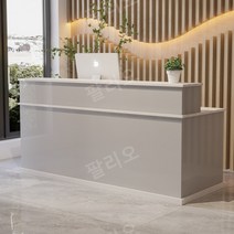 안내데스크 인포데스크 인포메이션 리셉션데스크 계산대테이블 카운터 180x60x100, 180x60x100cm, Q.그레이+화이트 페인트 마감