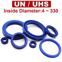 유압 실린더 작기 전동 hydraulic cylinder 6 12 5 폴리우레탄 오일 씰 씰링 링 형 형 로드 샤프트 피스톤 씰 고무 링, 어 6x12x5(5개)