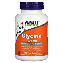 나우푸드 글리신 글라이신 Glycine 1 000mg 100베지캡, 1개