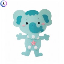 h50 펠트 조립교구 - 코끼리 (동물류), 단품