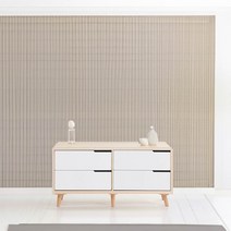 Sunshine 2단 서랍장 와이드 폭넓은 서랍 수납서랍장 보관함 서랍정리함 1200, 화이트