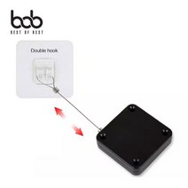 문열림방지 오토 도어 클로저 자동 문닫힘 와이어ㅇM.94eA, 블랙