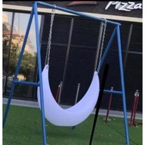 대형 달조명 달모형 조명조형물 야외 포토존 인테리어 LED, 행잉 타입 문 + A-프레임 연결 모델