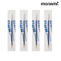 모나미 153 영심 리필 0.7mm 12입, 블루, 7세트