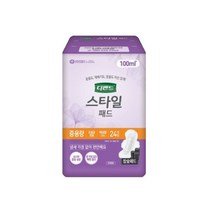 디펜드 스타일패드 여성용 참숯 중용량24p - 2개, 1개, 24매