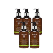 아피비타 클렌징 젤 200ml Apivita Gel Purifiant, 5팩