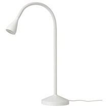 이케아 네블링에 LED작업등 화이트 12x52cm(갓지름5cm) 코드길이2m 내장LED(220루멘 2700K), 이미지참조
