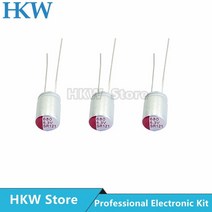 10pcs DIP 고체 전해 커패시터 슈퍼 로우 ESR 6.3V 16V 25V 35V 50V 100UF 270 미크로포맷 470 220 330 560, 32 16V820UF   8x12mm