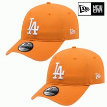 뉴에라 940 MLB 워시드 베이직 LA 다저스 언스트럭쳐 볼캡 오렌지 13086351 N 13086351