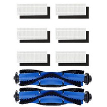 로봇청소기걸레필터 Anker Eufy Robovac 11S Plus / 12 15T 15C 25C 30 30C 35C Hepa 필터 메인 사이드 브러시 로봇 진공 청소기 부품, [10] Set H