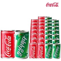 코카콜라&칠성사이다 190ml X 각15개(총30개) 업소용/콜라/환타/탄산음료/과즙탄산/미니/소캔, 30개