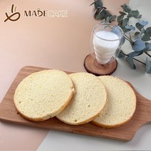 메이드케이크 바닐라 1호 케이크 시트 재료 데코 키트, 155g, 1개