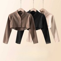 어깨 패드 수면 조끼 보온 노인 방한 경추, 블랙   (카라 패치) M