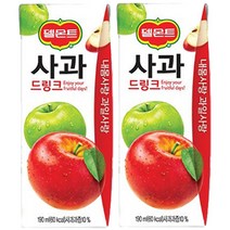 델몬트 사과 드링크 190ml*32개, 32개, 190ml