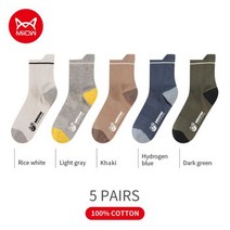 울보울 등산용 양말 Cmenin 5 짝몫 99 면 남성 캐주얼 드레스 대조 색상 디자인 따뜻한 긴 남성 다채로운 남자 스마트 메리노 작업용 양말, eur 39-45미국 6.5-11, mql1a21238-2