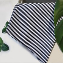 퀼트가게대폭 선염 메모리 폴리 잔체크 천 원단