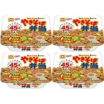 일본라면 홋카이도 한정 북해도 마루짱 야키소바 벤토 132g(스프포함) 4개 세트