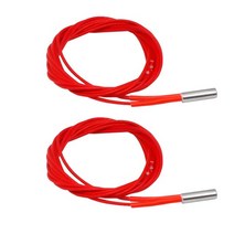 3D프린터부품 3D 프린터 카트리지 히터 12V/24V 40W 6x20mm 1m PT100 HOTEND Volcano MK8 MK9 압출기 부품, 02 2PCS  6x20  24V30W