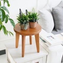 마호가니 나무 원목 미니 화분스툴 가게 콘솔 stool 스튤 엔틱 감성 화장대스툴 협탁