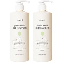심플리오 프로틴부스터 헤어 트리트먼트 그린 브리즈, 500ml, 2개