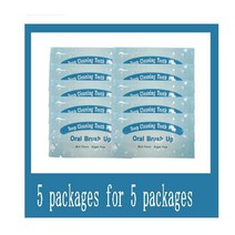 알리 AliExpress 깊은 청소 치아 물티슈 미백 보조 치과 브러시 손가락 닦아 구강 위생 관리 도구 10/30/50/100 개 110047, 10Pcs