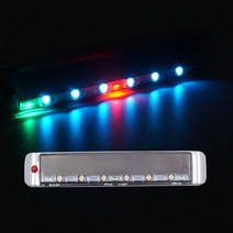 태양열 크롬사각 26패턴 LED 경광등, 본상품선택, 본상품선택