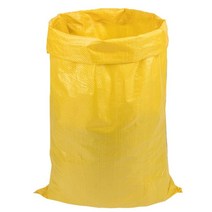 쌀포대 50개 고구마 감자 마대자루 항공 비료 폐지, 밝은 노란색 35cmx50cm50개