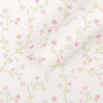 새로고침 만능풀바른벽지 합지 C45205-2 벨리타플라워 핑크, 일반풀바른벽지, 310cm