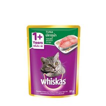 위스카스 고양이 주식 파우치 85g 습식사료, 참치