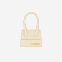 자크뮈스 르 치키토 시그니쳐 레더 미니 핸드백 아이보리 Jacquemus Le Chiquito Signature Leather Mini Handbag Ivory