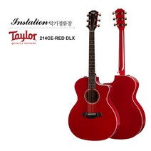 테일러 TAYLOR 214CE-RED DLX 어쿠스틱통기타 GA바디 베네티안컷어웨이 픽업