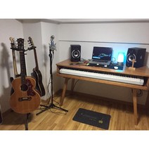 활성 사운드 카드 캐비닛 피아노 테이블 정렬 88 키 전기 강철 단단한 나무 작업대 음악 스튜디오, 모으다, 130x50x85