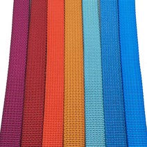 나일론 웨빙 10-25mm Nylon webbing M단위, 블랙(튜브직)