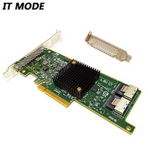 LSI SAS 9217-8i HBA SFF8087 Mini-SAS HD 6Gb PCI-E 3.0 X8 컨트롤러 어댑터 RAID 카드, 01 IT mode, 01 IT mode