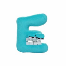 26 가지 스타일 알파벳 로고 있지만 봉제 인형 어린이 및 성인용 동물 교육 할로윈 크리스마스 선물 팬, [26] E