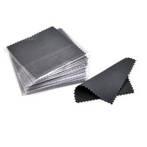 바닥연마기 실버 광택 천 주얼리 청소 변색 방지 재사용 가능한 닦는 보석 유지 도구 50 개 8x8cm, [07] Pink