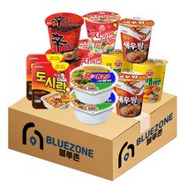 소컵라면 6종 12개입 (신라면2 + 육개장사발면2 + 농심새우탕컵2 + 도시락2 + 진매2 + 참깨2), 1세트