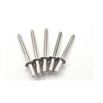 스텐 리벳 닫기 엔드 리벳 304402 스테인레스 스틸 중공 리벳 리벳 리베 티 밀폐 리벳 M3.2 4.0 4.8mm x 6, 06 4x6_01 30 개
